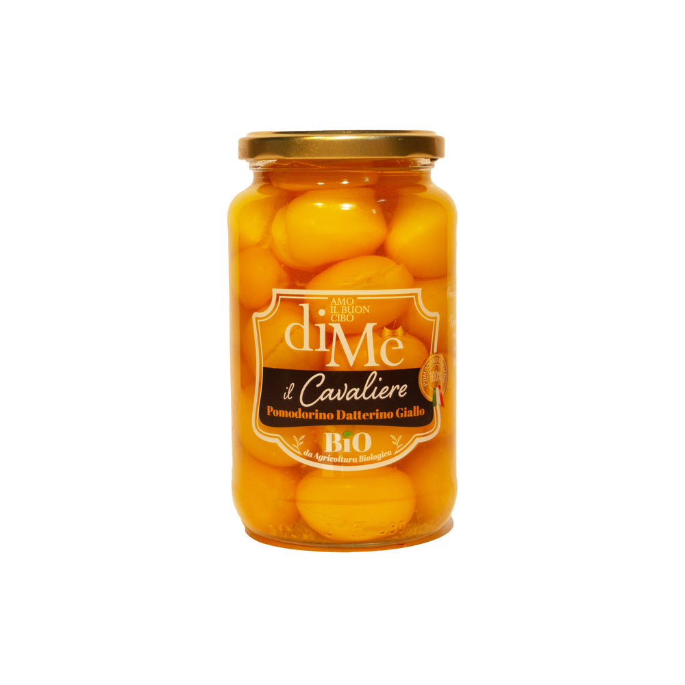 Il Cavaliere - Whole Bio Yellow Datterino tomatoes in water (580ml)